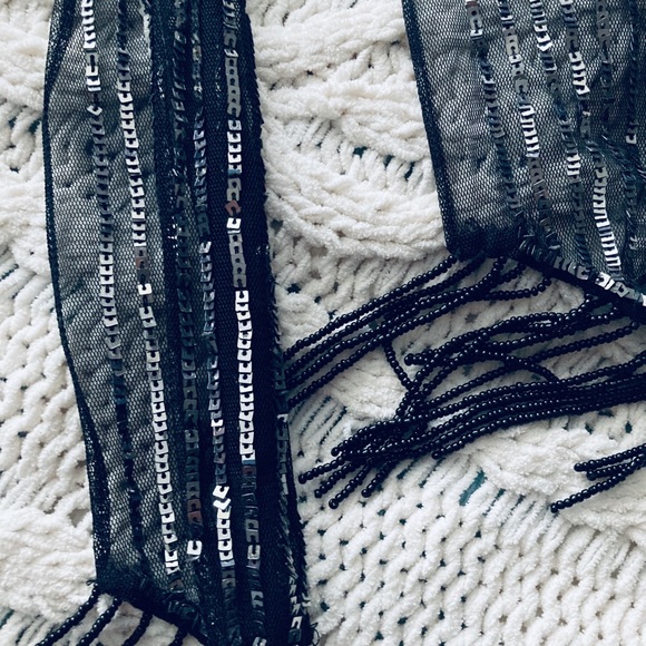 TED BAKER Elegant Embellished Scarf - Picture 2 of 4